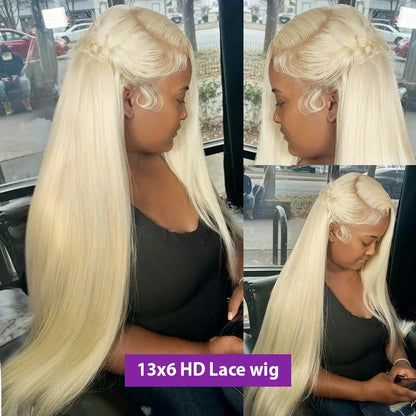 613 Honey Blonde Straight 250% 30 40 Inch Human Hair Wigs 13x6 Hd Lace Frontal Wig Brazilian Raw Hair 13x4 Hd Lace Front Wigs