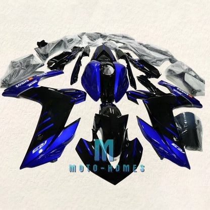Free Custom fairings Kit for YZF R3 R25 2015 2016 2017 2018 Yamaha R25 R3 15-18 Injection Motorcycle Body Repair Kits Blue