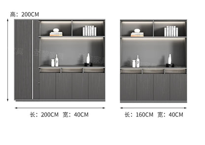 L Shape Storage Executive Desk Designer Computer Bureaux Table Computer Desks Workstation Modern Mesa Escriotorio Home Office
