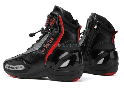 Motorcycle Riding Boots Men Women Knight Outdoor Waterproof Sneakers Shoes Off-road Professional Leisure Protective Riding Boots