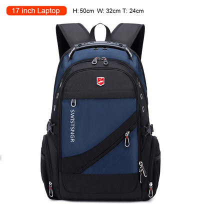 2026 Waterproof 17/20 Inch Laptop Backpack Men Airplane Travel Everyday Backpacks Women Oxford Rucksack Male School Bag Mochila