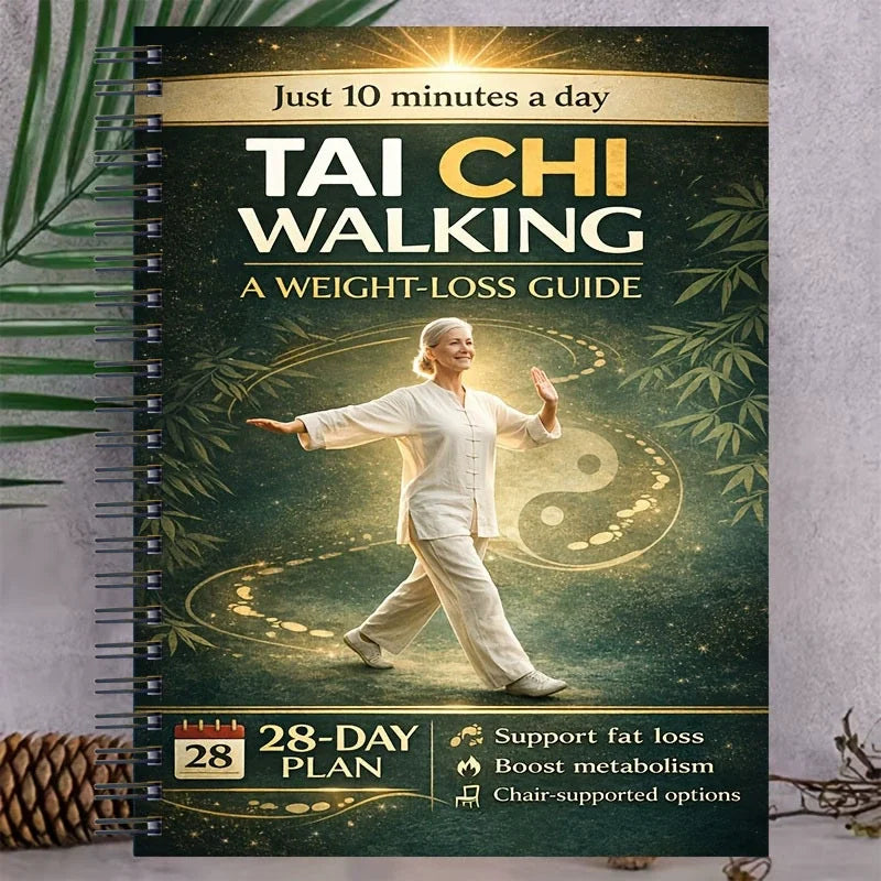 28 Days Transformation Challenge Tai Chi For Seniors Only 10 Minutes Daily Tai Chi Walking Easy 4-week Program Book