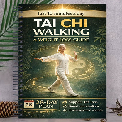 28 Days Transformation Challenge Tai Chi For Seniors Only 10 Minutes Daily Tai Chi Walking Easy 4-week Program Book