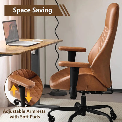 Home Office Desk Chair High Back Office Rubber Casters Ergonomic Computer Chair with Lumbar Support Adjustable, Customized
