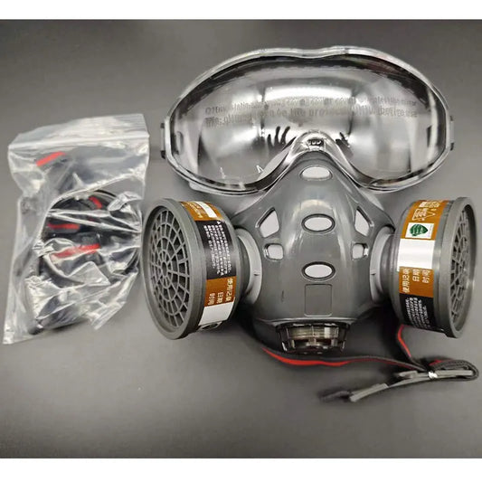 Half/Full Face Gas Mask Safety Glasses Spray Paint Chemical Pesticide Decoration Formaldehyde Anti-Dust And Filter Accessories
