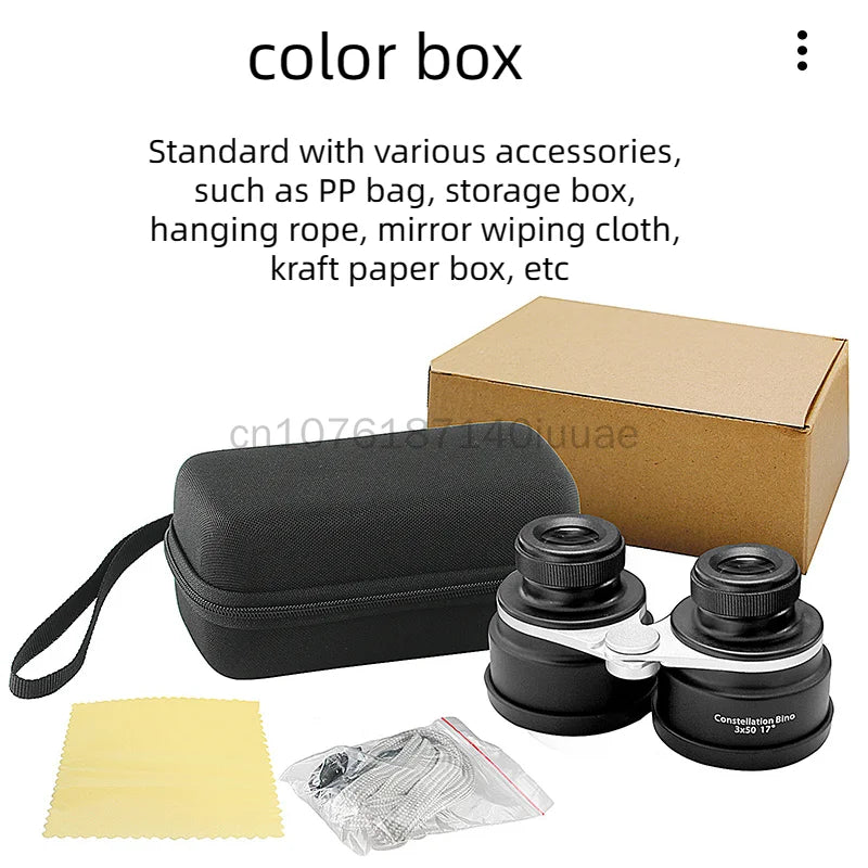 New Type of High-definition Small Portable Telescope with Full Optical Lenses, Outdoor Viewing and Hunting Binoculars 2x54
