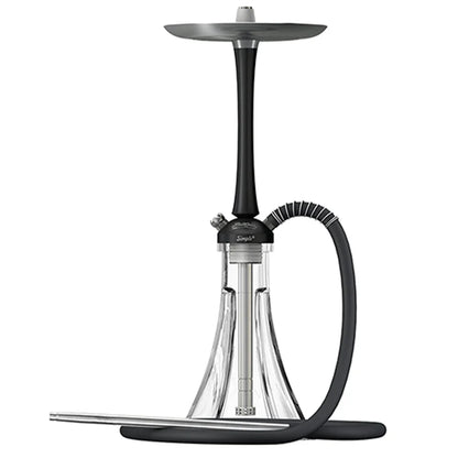 MattPear Simple Hookah Shisha Set 304 Stainless Steel 56cm single tube Large Hookah Shisha Set With Bottle