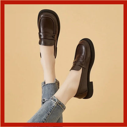Women's Soft Sole Loafers - Comfortable Slip-On Flats, Suitable for Commuting and Casual Wear, Minimalist Design, Mother's Shoes