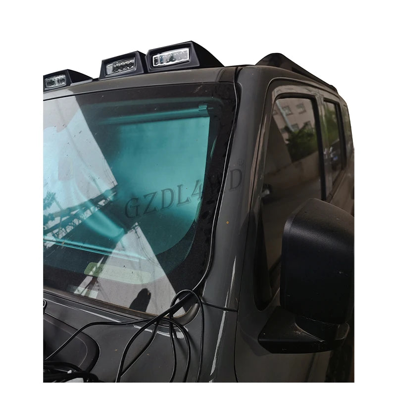GZDL4WD Universal Button Control 4 Lens ROOF TOP BAR DRIVING POD LIGHTS Led OFFROAD FOG SPOT HEAD LAMPS Without Antenna