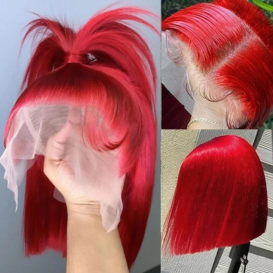 Soft Hair13x4 Straight Synthetic Lace Front Wig for Women Ombre Platinum Blonde Ash Roots Glueless Heat Resistant Fiber Hair Wig