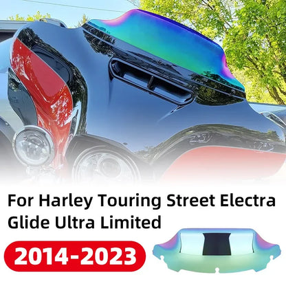 6.8'' Motorcycle Parts Windscreen Cover For Harley Touring Street Electra Glide Ultra Limited FLHX 2014-2023 Windshield Fairing