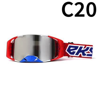 Off-Road Motorcycle Goggles - Windproof, Dustproof Protective Eyewear for Motocross, ATV Riding, Cycling & Outdoor Adventures,