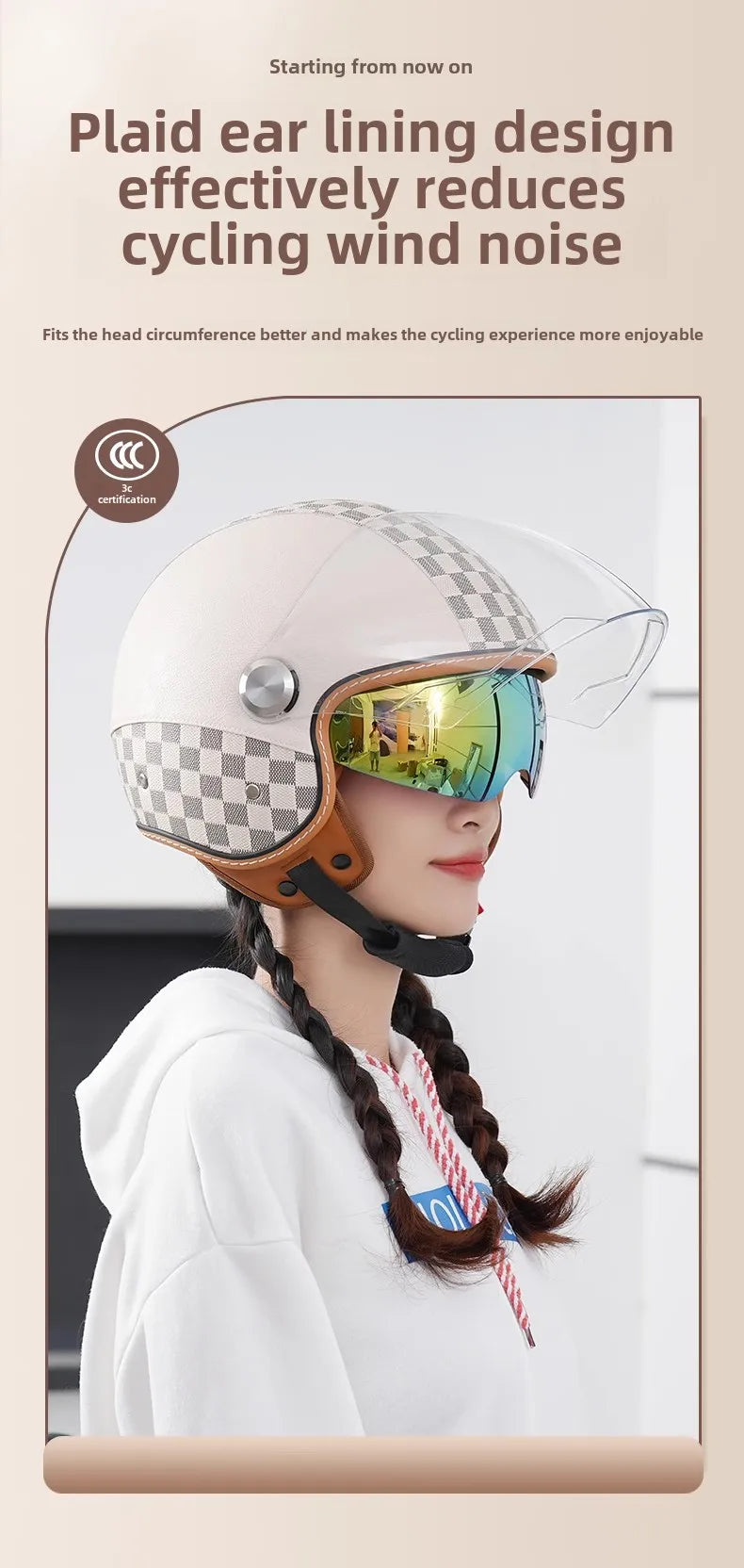 Japan Imported The New DOT Standard Certified Electric Motorcycle Helmet Female Winter Warm Male High Quality and Safety