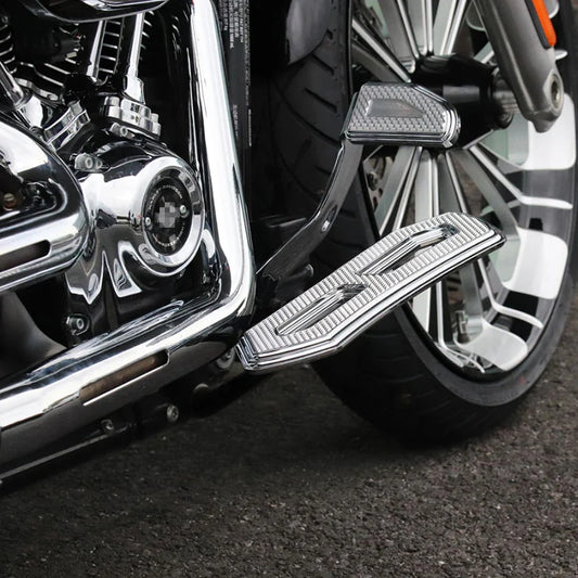 For Harley 2018-up Softail Fat Boy Deluxe Heritage Motorcycle Foot Pegs Footpegs Passenger Floorboards Shifter Pegs Footrests