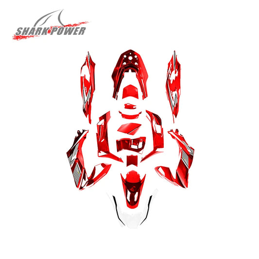 Motorcycle Accessories and Frame Body Spare Parts Motorbike Fairing Kit Front Fairing Fixed Wing Intake Wing for Honda PCX 160