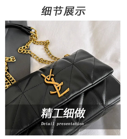 2025 New Luxury Diamond Quilted Chain Bag Women Fashion Crossbody Shoulder Bag For Commute
