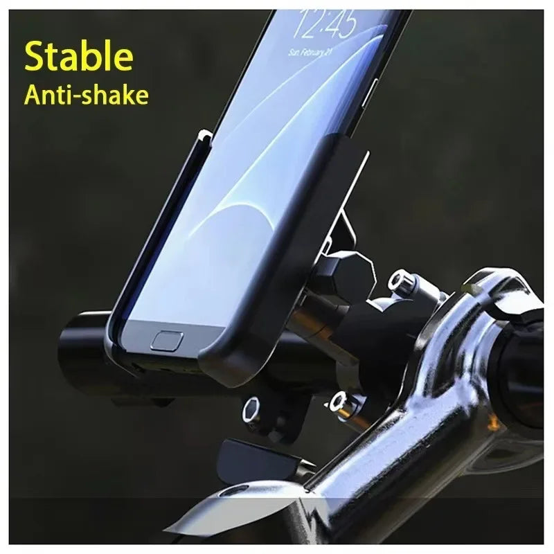Motorcycle Handlebar Mobile Phone Holder Electric Car GPS Stand Bracket Riding Equipment Holder