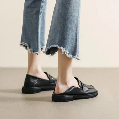 Women's Soft Sole Loafers - Comfortable Slip-On Flats, Suitable for Commuting and Casual Wear, Minimalist Design, Mother's Shoes