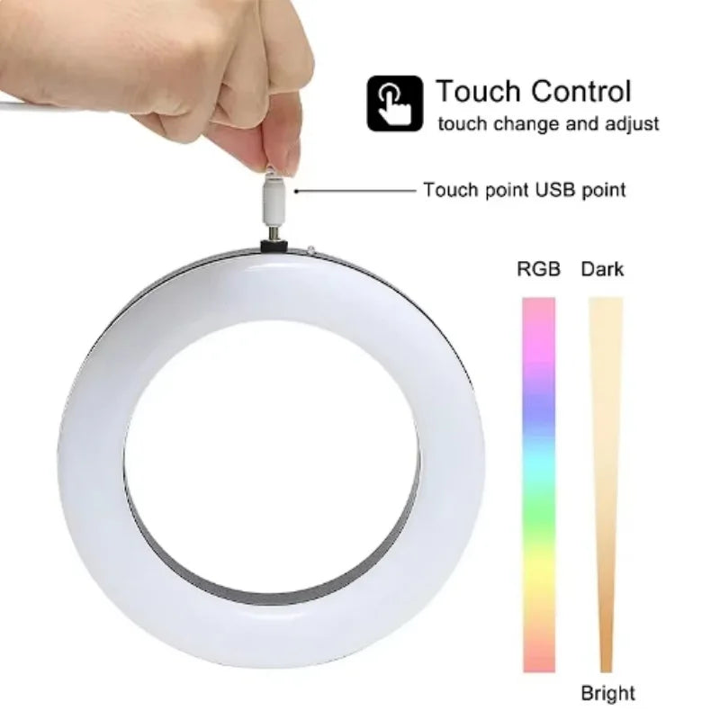 Colorful LED Hookah Light Show Shisha Ring Lamp Magnet Viscose Adsorption with Remote Control Cachimba Smoking Accessories