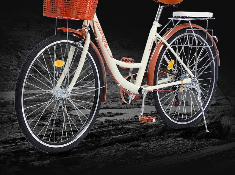 Cycling City 24/26 inch men's and women's bicycles light commuting ladies' student bikes leisure bicycles 2023