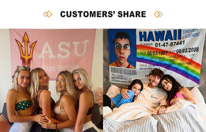 Custom Personalized Rainbow Lgbt Pride Flag, Design Your Photo for Christmas Decor Party University Dorm Bedrooms 3x5 with 4G