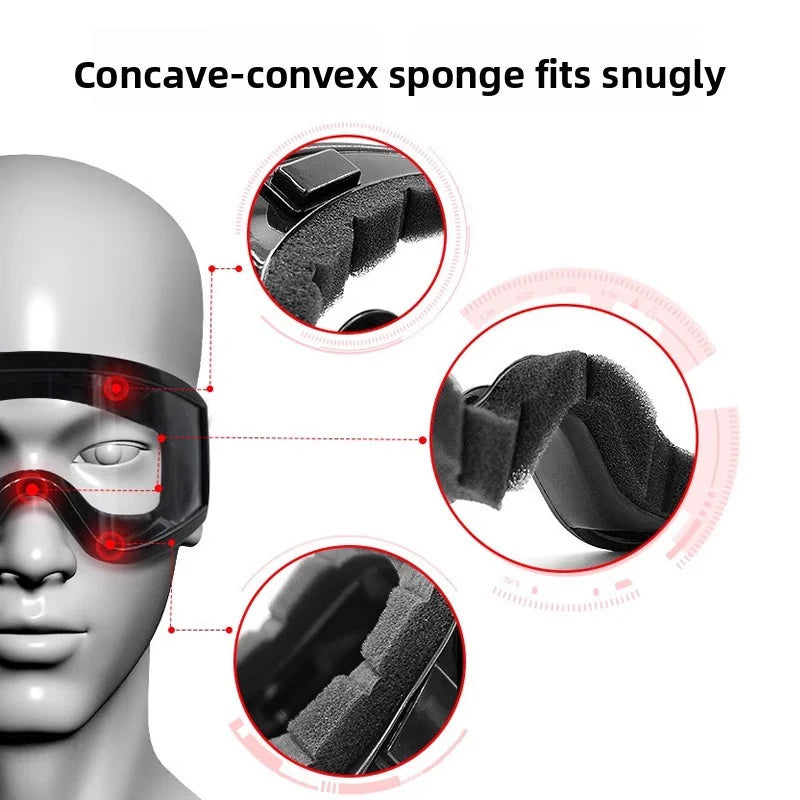 RIDE Dust-proof Eyeglasses Motorcycle Goggles Glasses Men Women Eye Protect Off-road Cycling Safety Anti Dust Glasses Protection