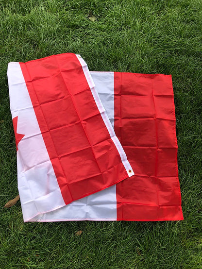 SKY FLAG free shipping great Canadian Flag  90*150cm hanging polyster 3x5fts Canada national flag banner for decoration
