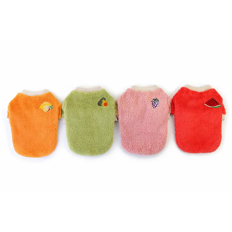 Winter Pet Dog Sweater Polar Fleece Warm Dog Clothes for Small Dog Coat Thicker French Bulldog Clothes Chihuahua Dog Accessories