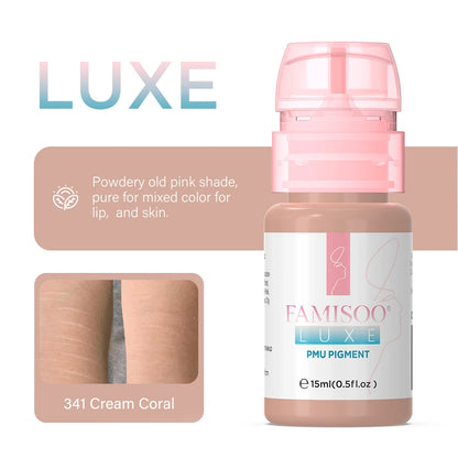 15ML Luxe PMU Pigment Europe's Best-selling 9 colors Lip Tattoo Ink For Semi Permanent Makeup Nano Lips Microblading Pigment