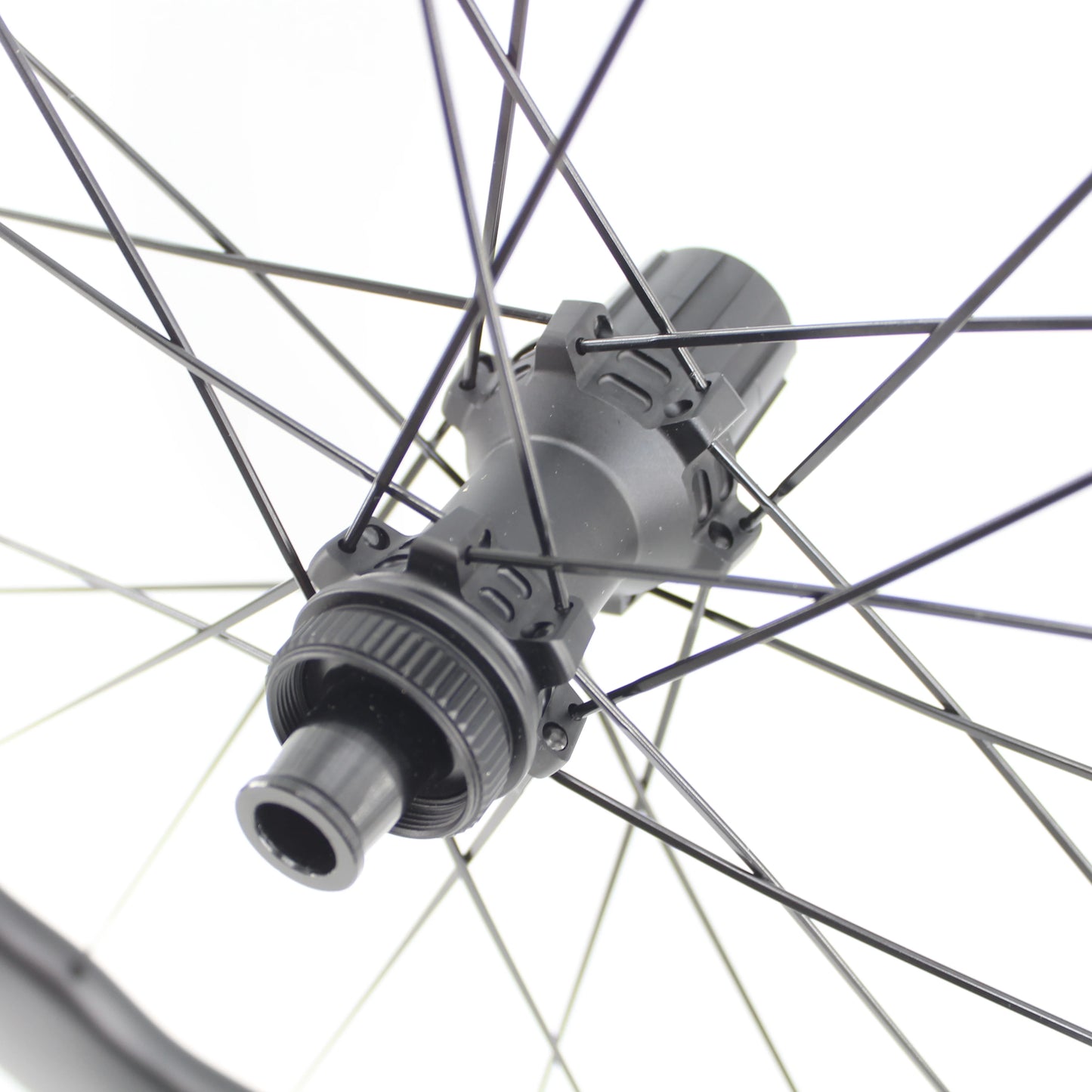 New 700C 65mm wave Road Bike UD Full Carbon Fibre Bicycle Thru Axle Center lock Disc brake Wheelset clincher tubeless rims 25mm