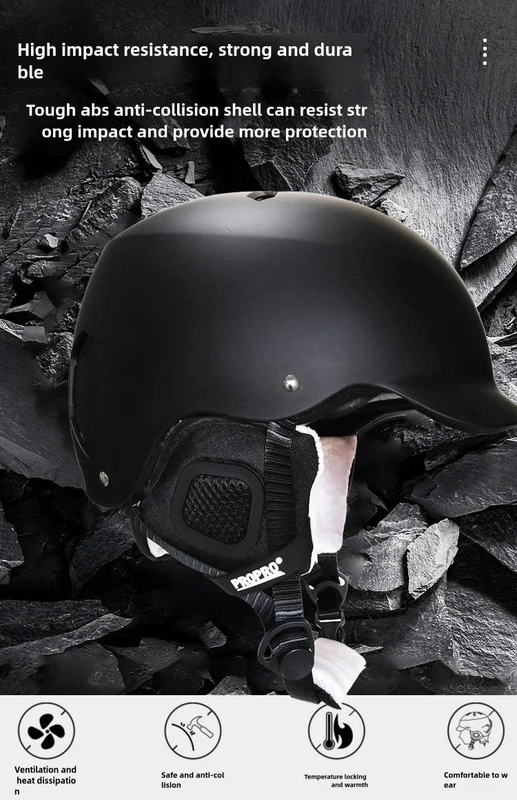 PROPRO Light Ski Helmet With Safety professional Ski Snowboard   motorcycle Integrally-Molded Skiing Snow Husband Men Women