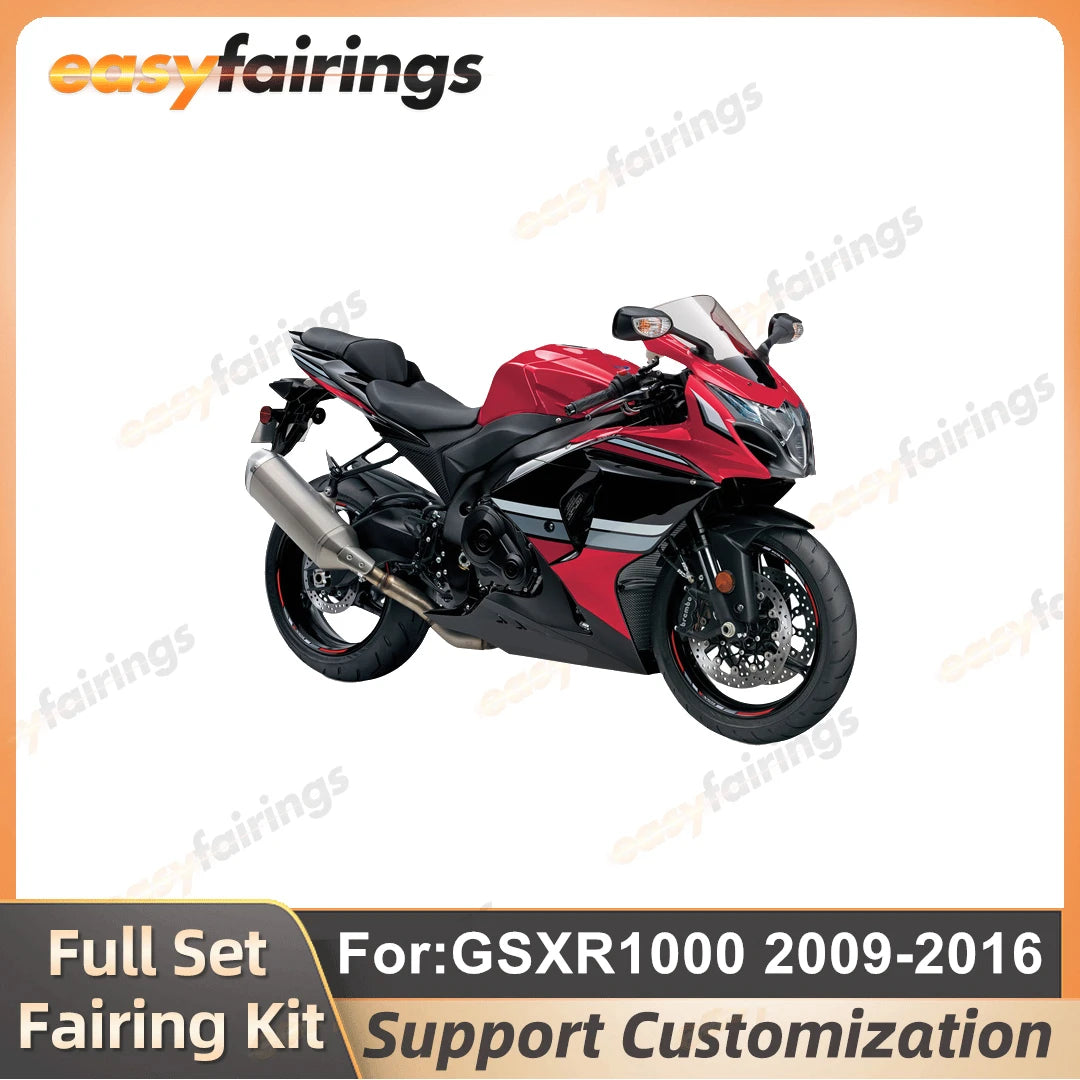 Motorcycle  Kits for SUZUKI GSXR1000 GSX1000R 2009 2010 2011 2012 2013 2014 2015 2016 GSXR 1000 K9 Bodywork full fairing kit
