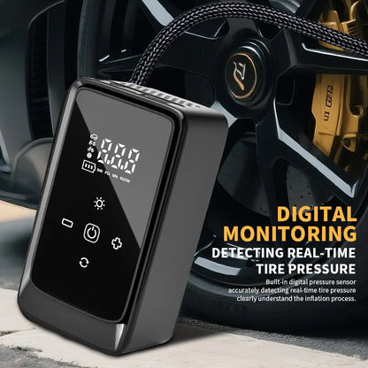 Wireless Air Compressor Portable Air Pump Smart Digital Electric Car Air Pump for Motorcycle Bicycle Car Inflator Pump