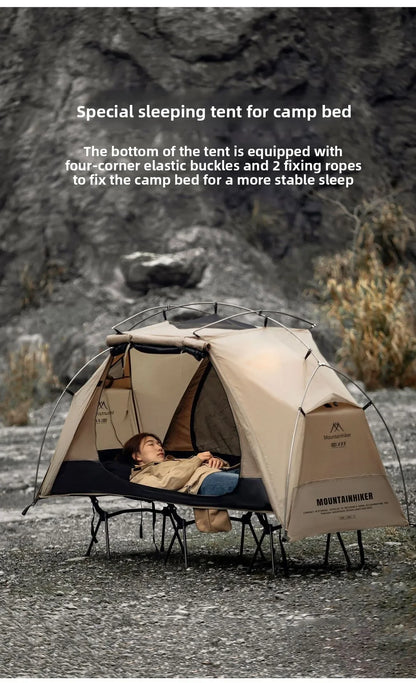 MOUNTAINHIKER 2026 Camp Bed Tent Single Outdoor Waterproof Multi-purpose Leisure Rainproof Camping Tent for Hiking And Travel