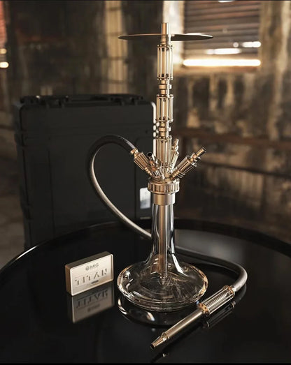 German MIG Titan Hookah High-end 304 Stainless Steel Hookah Shisha Set Bar KTV Hookah