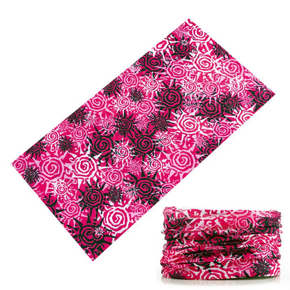2024 New Green Bandanas Future Geometry Design Sports Headbands For Woman Man Balaclava Funny Face Mask Cycling Neck Scarf