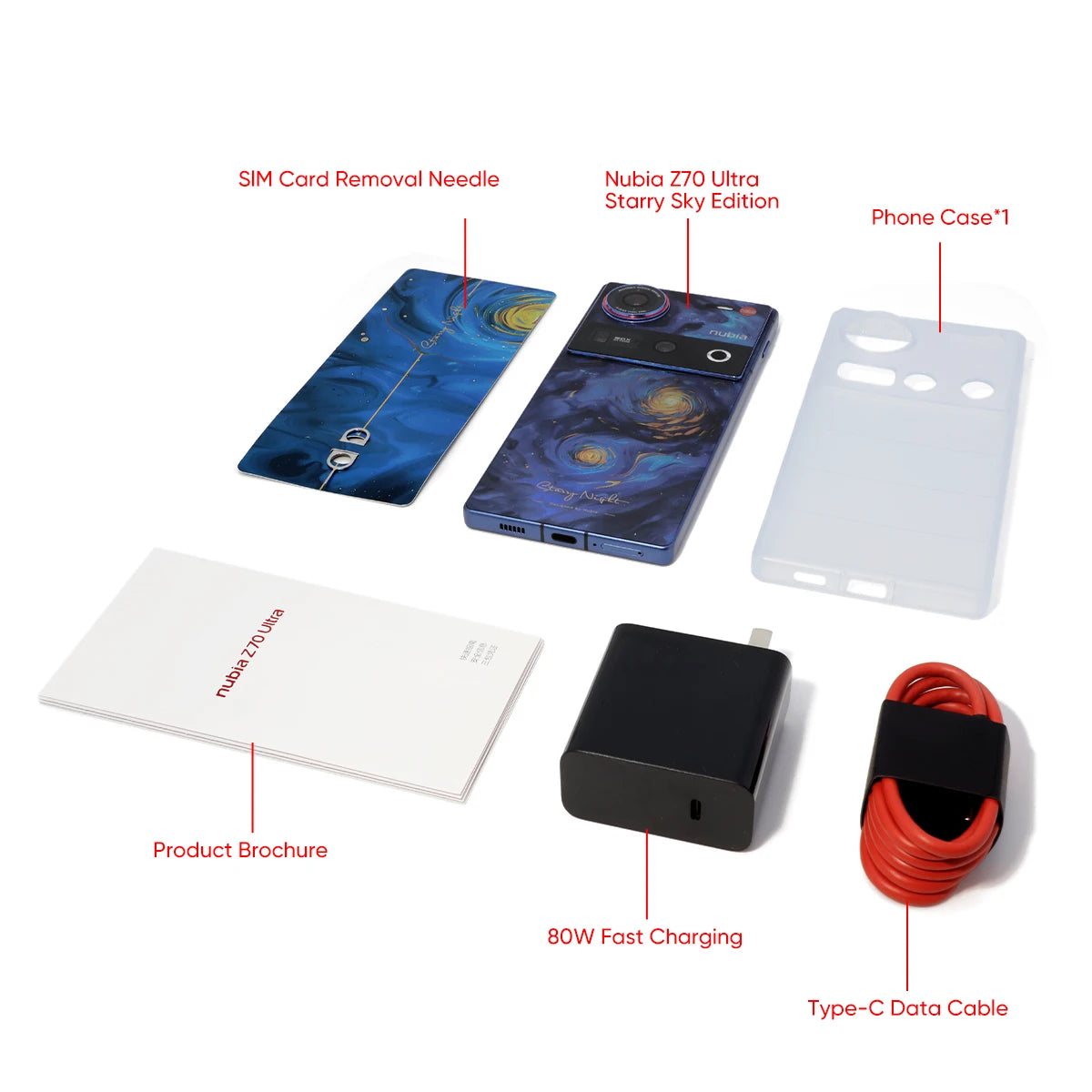Nubia Z70 Ultra 5G Smartphone Snapdragon 8 Elite Processor 6.85' 144Hz AMOLED Display NFC  Global Version 16GB 512GB