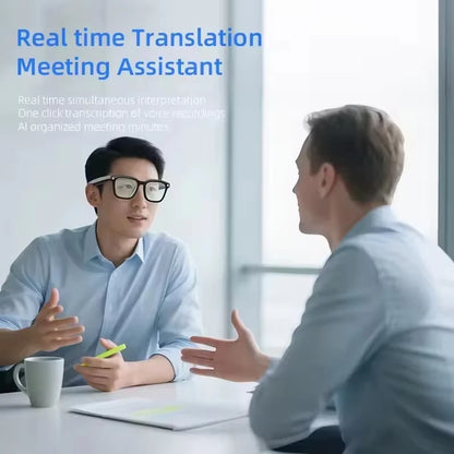 Lenovo AI Smart Glasses 8MP HD Camera 8K Shooting Image AI Translation Bluetooth Call Recording Music Smart SunglassesGifts 2026