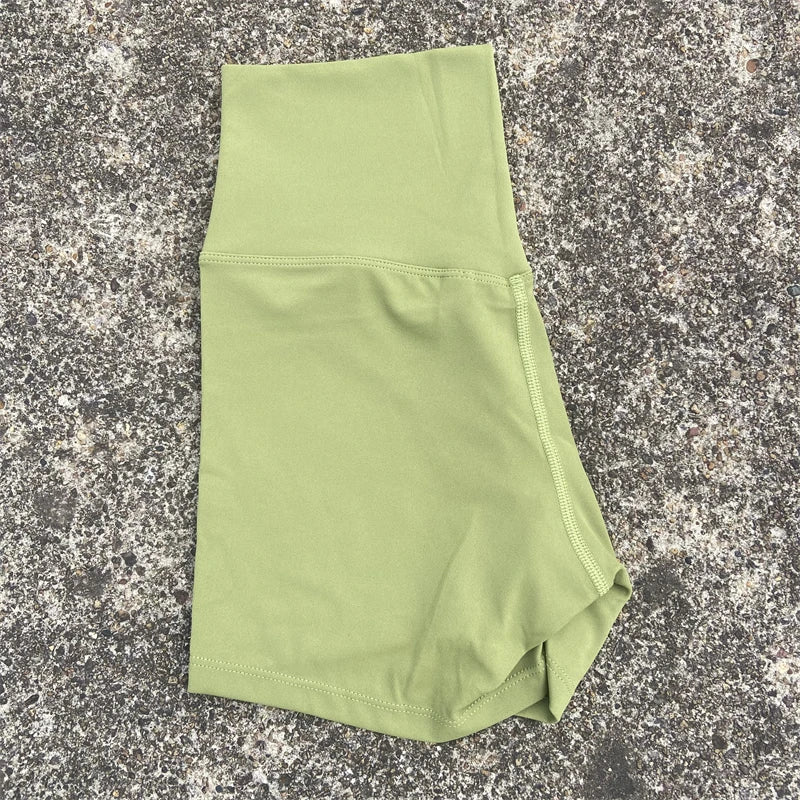 High Waist Yoga Shorts Gym Sports Shorts Women Plus Size Tight Short Leggings Stretchy Comfortable Running Cycling Sportswear