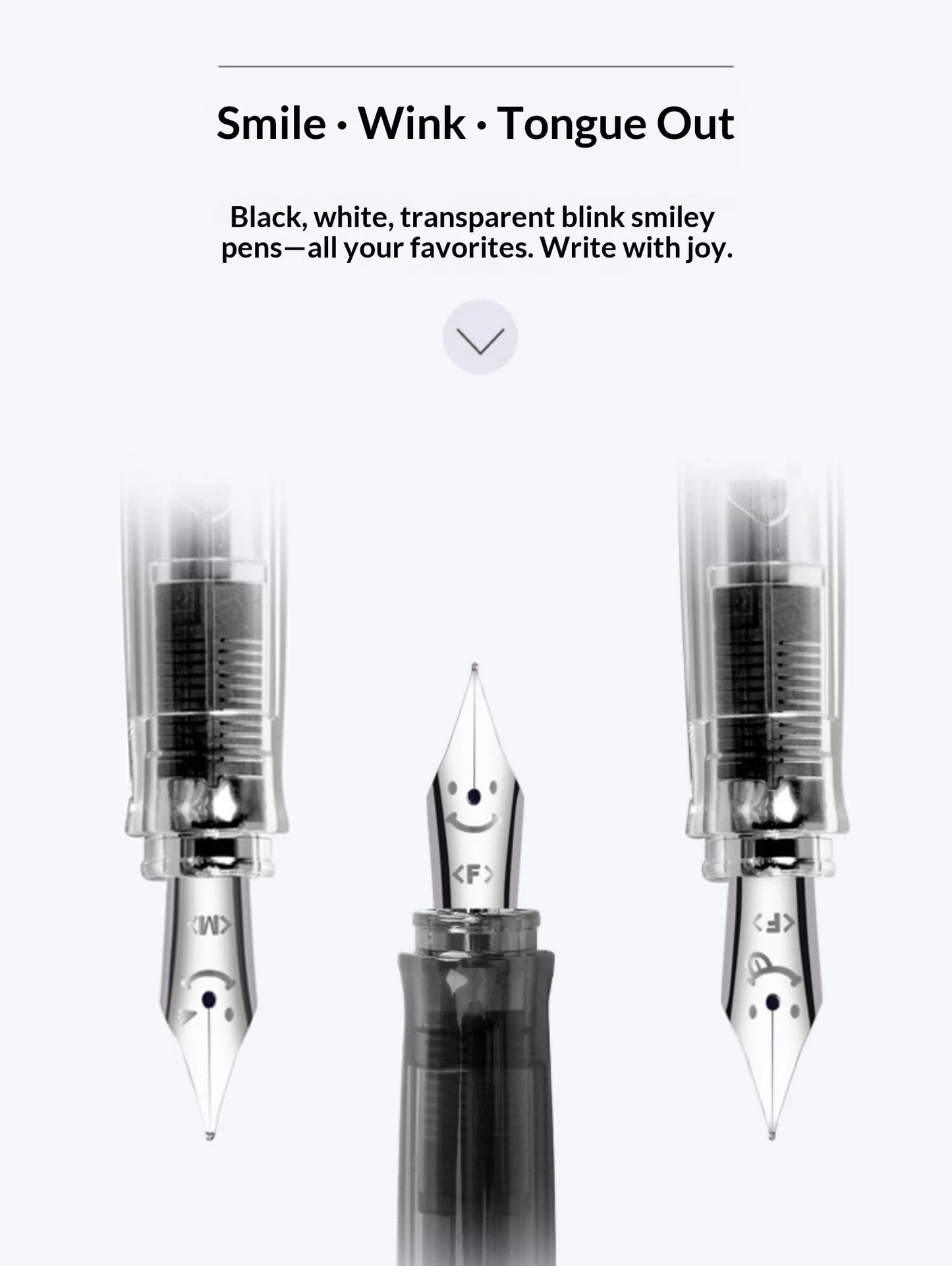 PILOT Kakuno Transparent Demo Student Fountain Pen,FKA-1SR Best for Practice,Calligraphy Available in EF/F/M Nibs Fun&Functional