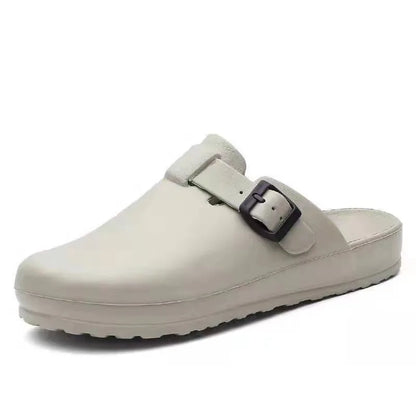 SmilePoP New Women Garden Slippers Kitchen Nonslip Men Slippers Outdoor Waterproof Women Sandals Easy Clean Light Home Shoes