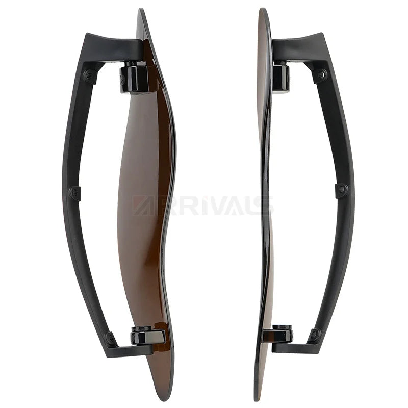 Motorcycle Adjustable Side Wing Windshield Smoke Air Deflector For Harley Touring Ultra Limited Electra Street Glide 2014-2023