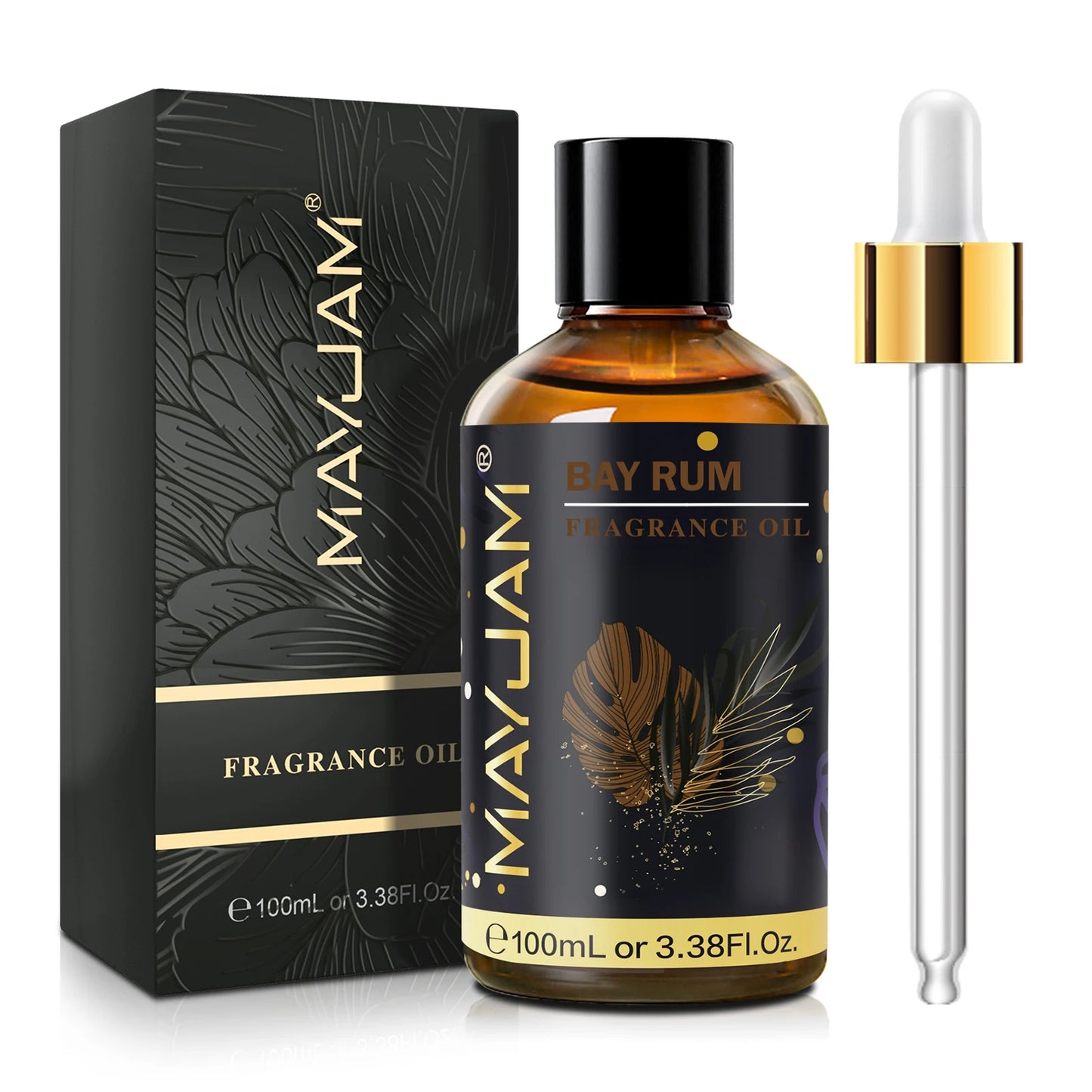 MAYJAM 100ml Fragrance Oil White Santal Amber Chocolate Moroccan Rose Aromatic Essential Oil for Humidifier Diffuser Gift Box