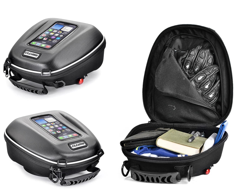 Tank Bag For Street Triple 765 Speed Triple 1050 Daytona 675 Sprint Trident 660 Tiger 1200 900 800 Motorcycle Quick Lock Luggage