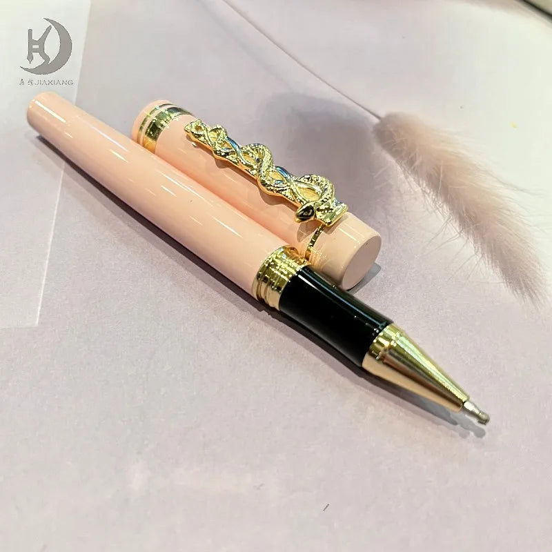JD 957 Anniversary Tradeshow Giveaways Gift Snake Clip Colorful Fountain/Rollerball Pen,Luxury Souvenir Writing Pen