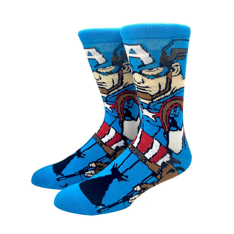 2023 New Anime Women Men Socks Long Socks Men‘s Knee-High Cosplay Sock Adult Personality Hip Hop Harajuku Long Funny Socks 36-45