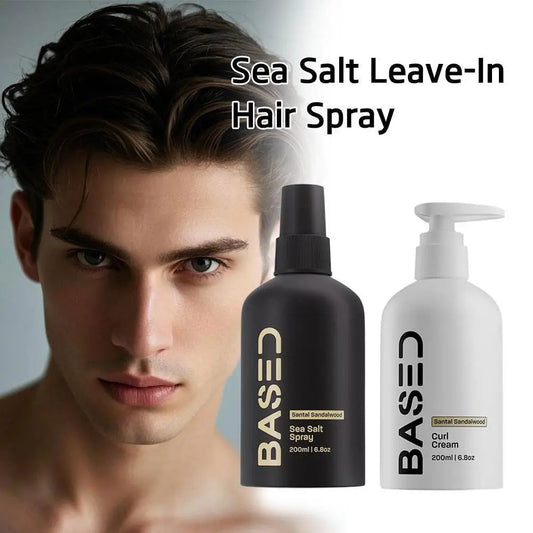 Base Sea Salt Hair Volumizing Spray - No-Rinse Fluffy Hair Styling Mist Lightweight Texture Boost Hair Care Styling Product