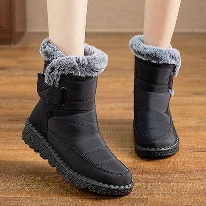 Snow Women's Boots Platform Women Booties Waterproof Shoes Women 2025 Trend Ankle Boots Soft Botas Mujer Women's Winter Boots