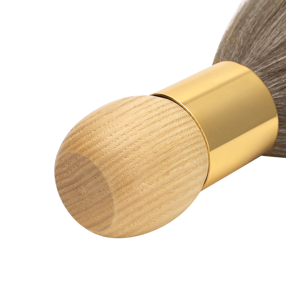 Professional Barber Duster Neck Face Brushes Hair Clean Soft Black Hairbrush Salon Cutting Hairdressing Styling Make Tools