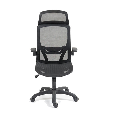 Ergonomic Executive Computer Chair High-Back Home Office Chair with Breathable Nylon Mesh Lift Chair Swivel Chair